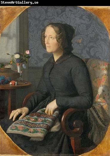Henri-Pierre Picou Portrait of Mrs. Henri-Jean Pierre Picou, mother of the artist